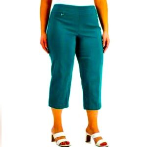 Alfani Teal Cropped Pants